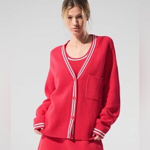 ALO Tennis Club Sweater Knit Cardigan